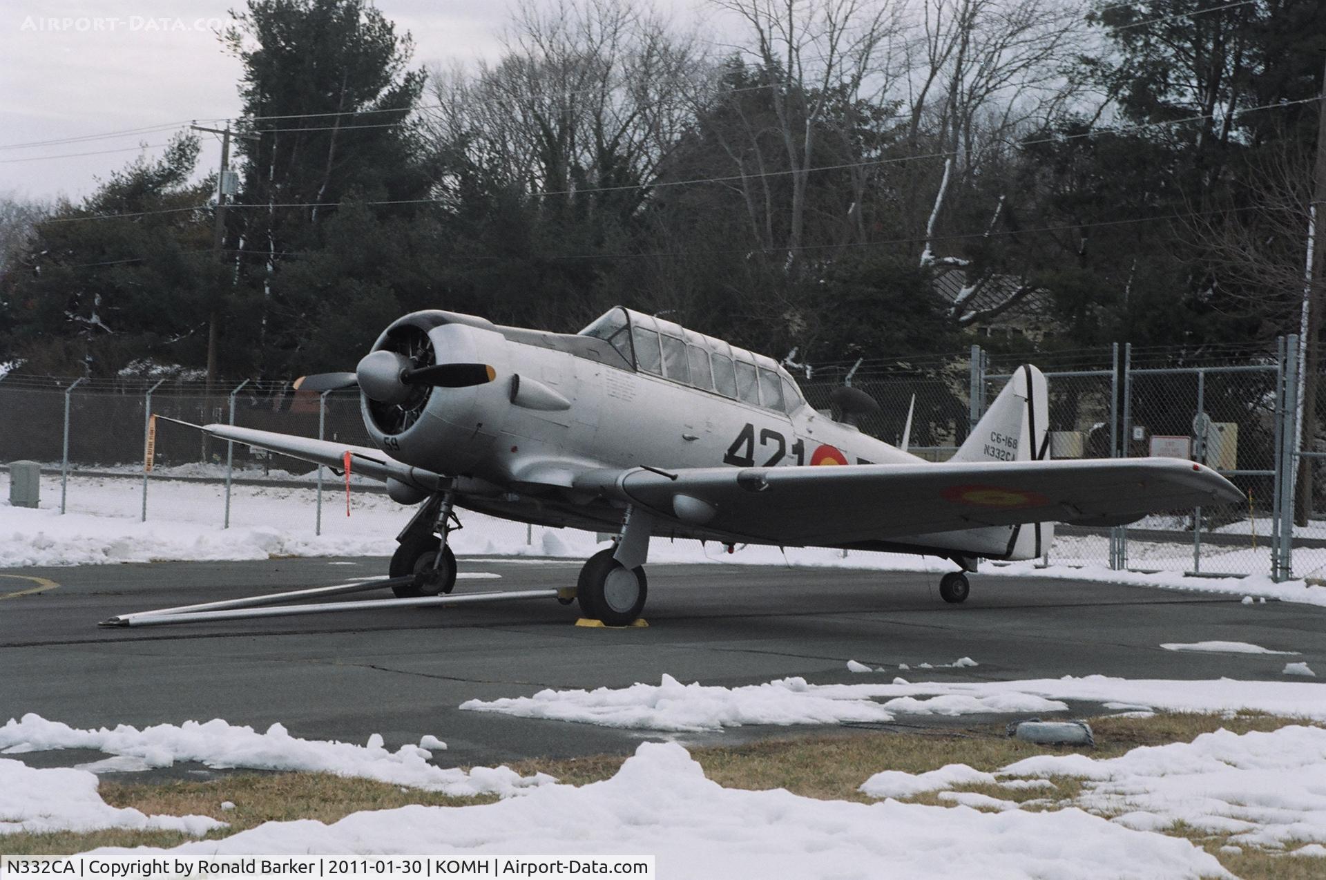N332CA, 1944 North American T-6G Texan C/N 168-409, Orange County Airport, VA