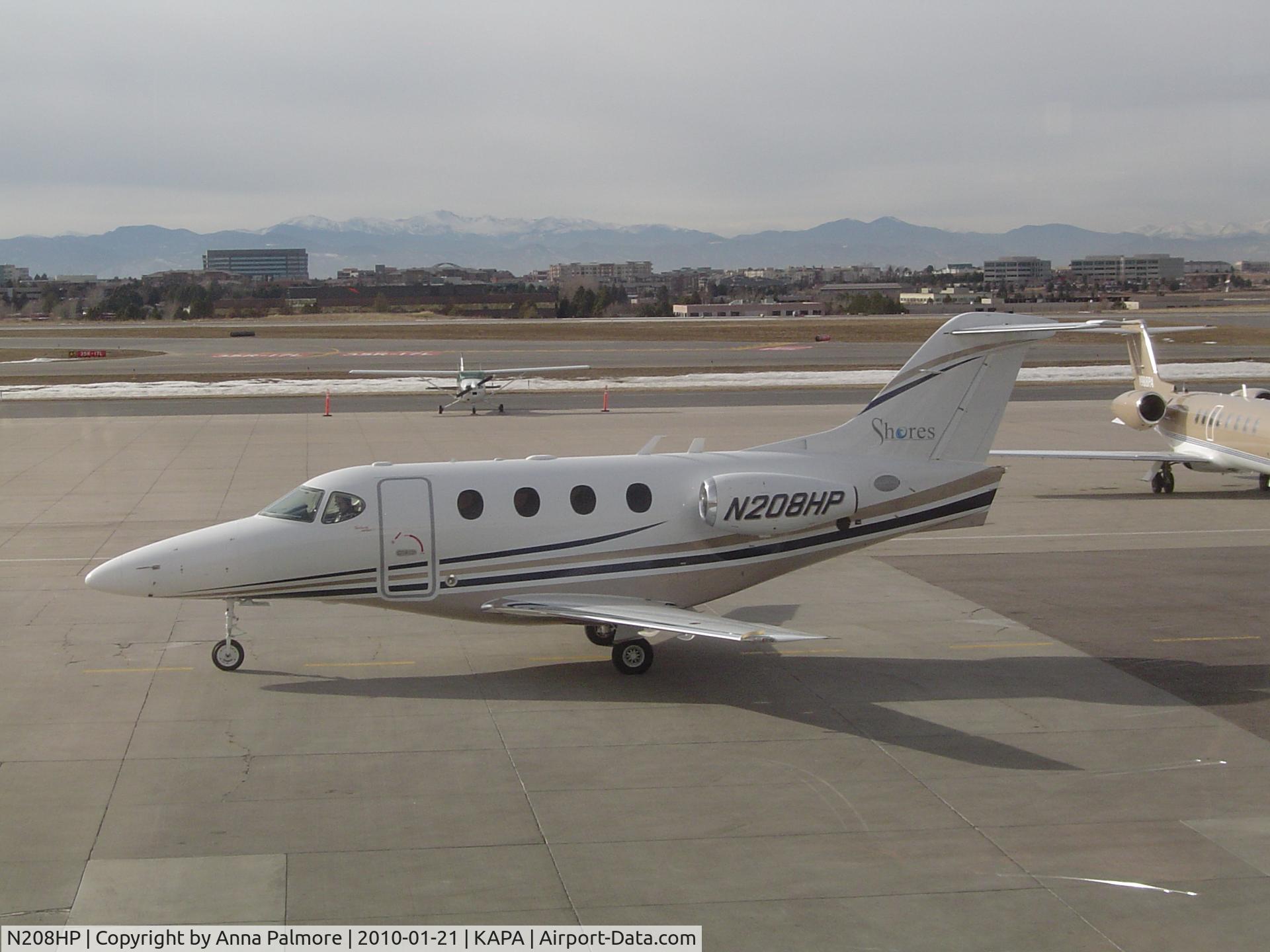 N208HP, 2008 Hawker Beechcraft Corp 390 C/N RB-232, Denver Jet Center - KAPA