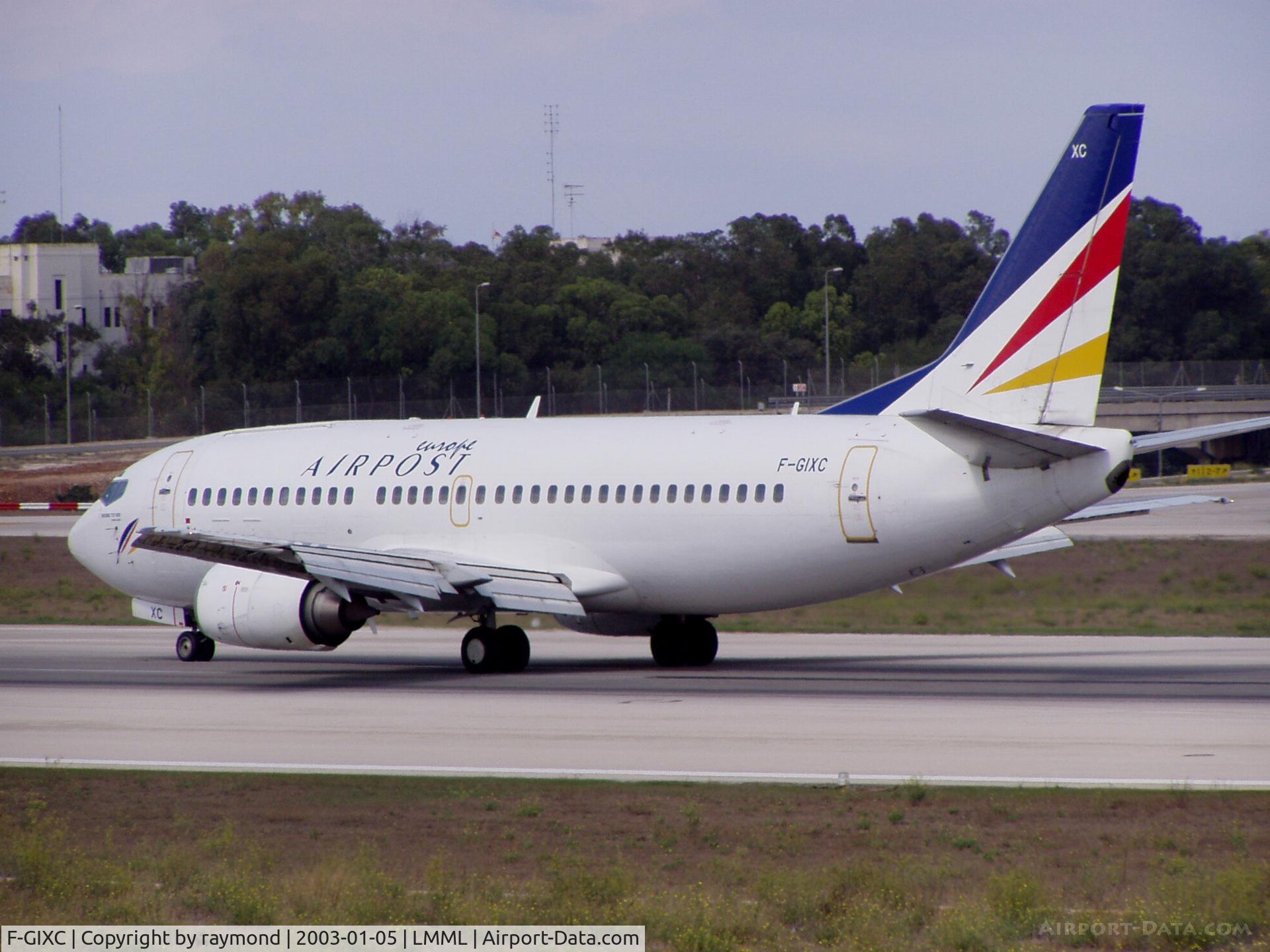 F-GIXC, 1991 Boeing 737-38BQC C/N 25124, B737-300 F-GIXC Europe Airpost