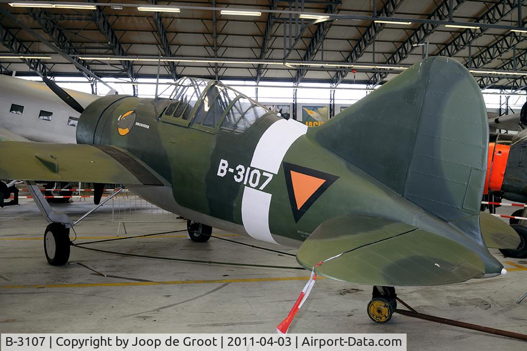 B-3107, Brewster B-339C Buffalo Replica C/N Not found B-3107, The Buffalo was the main fighter of the Dutch East Indies Air Force during the Japanese invasion. A great addition to the museum!