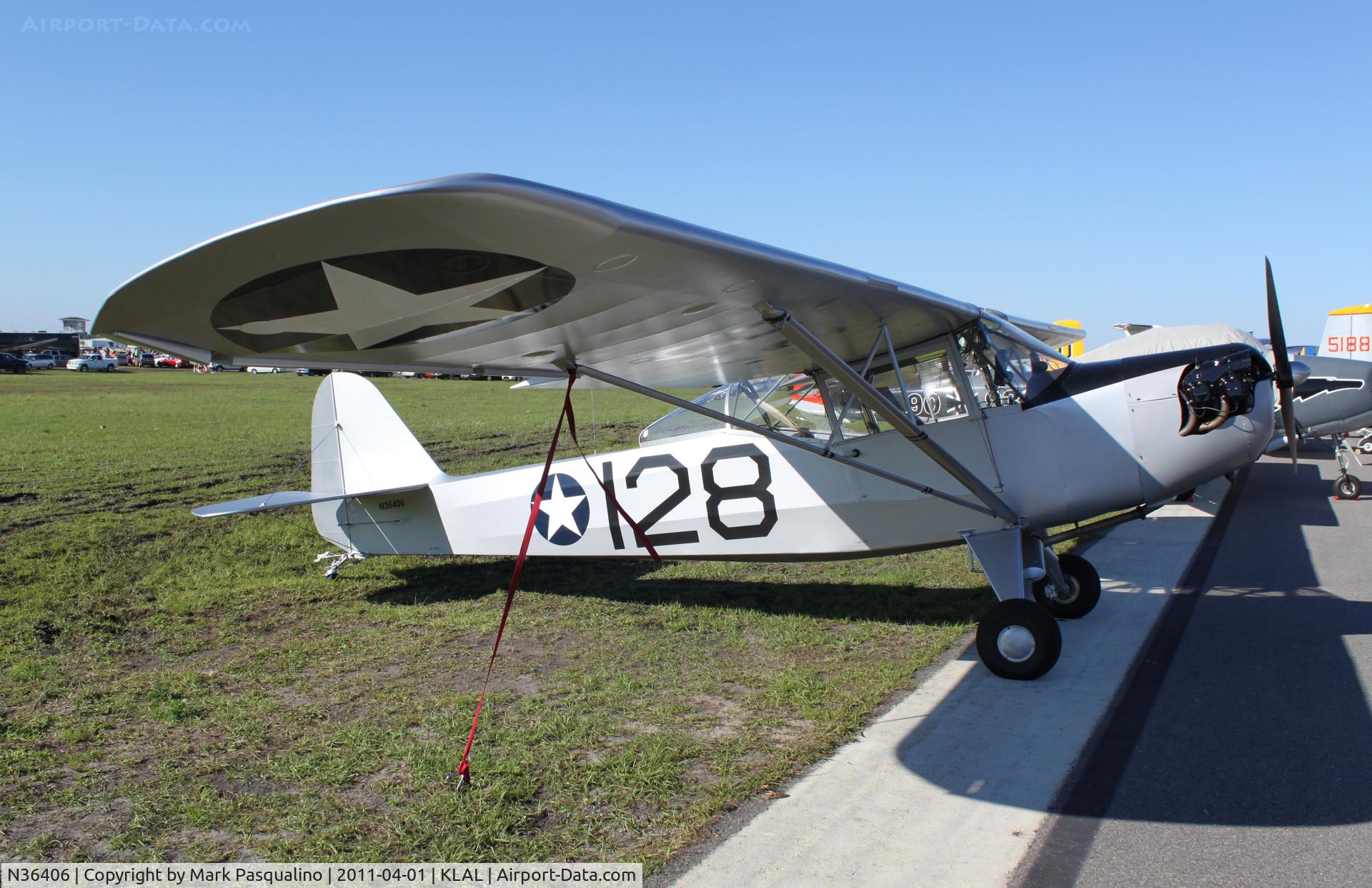 N36406, 1942 Taylorcraft DCO-65 C/N 4147, Taylorcraft DCO-65