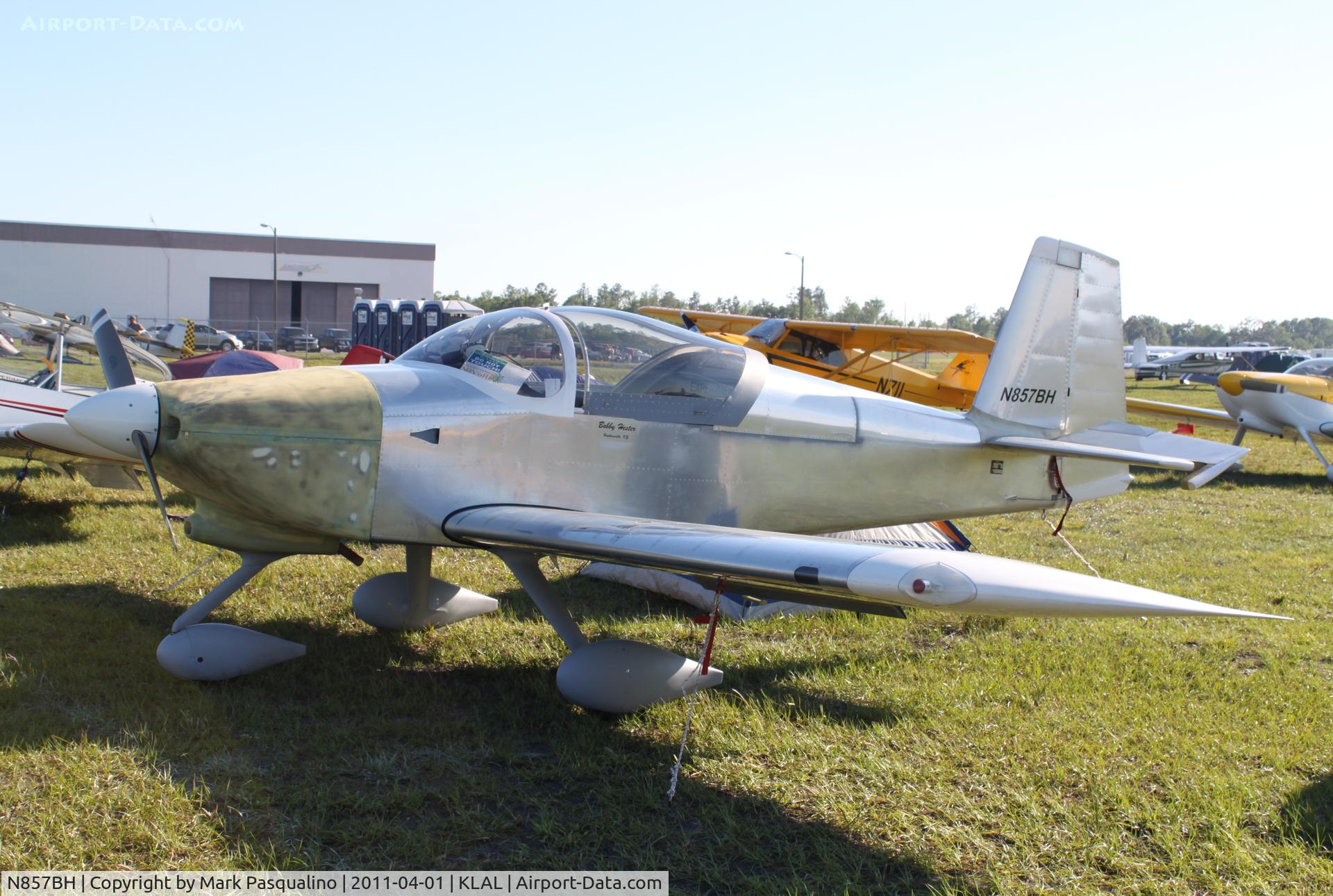 N857BH, 2007 Vans RV-7A C/N 70172, RV-7A