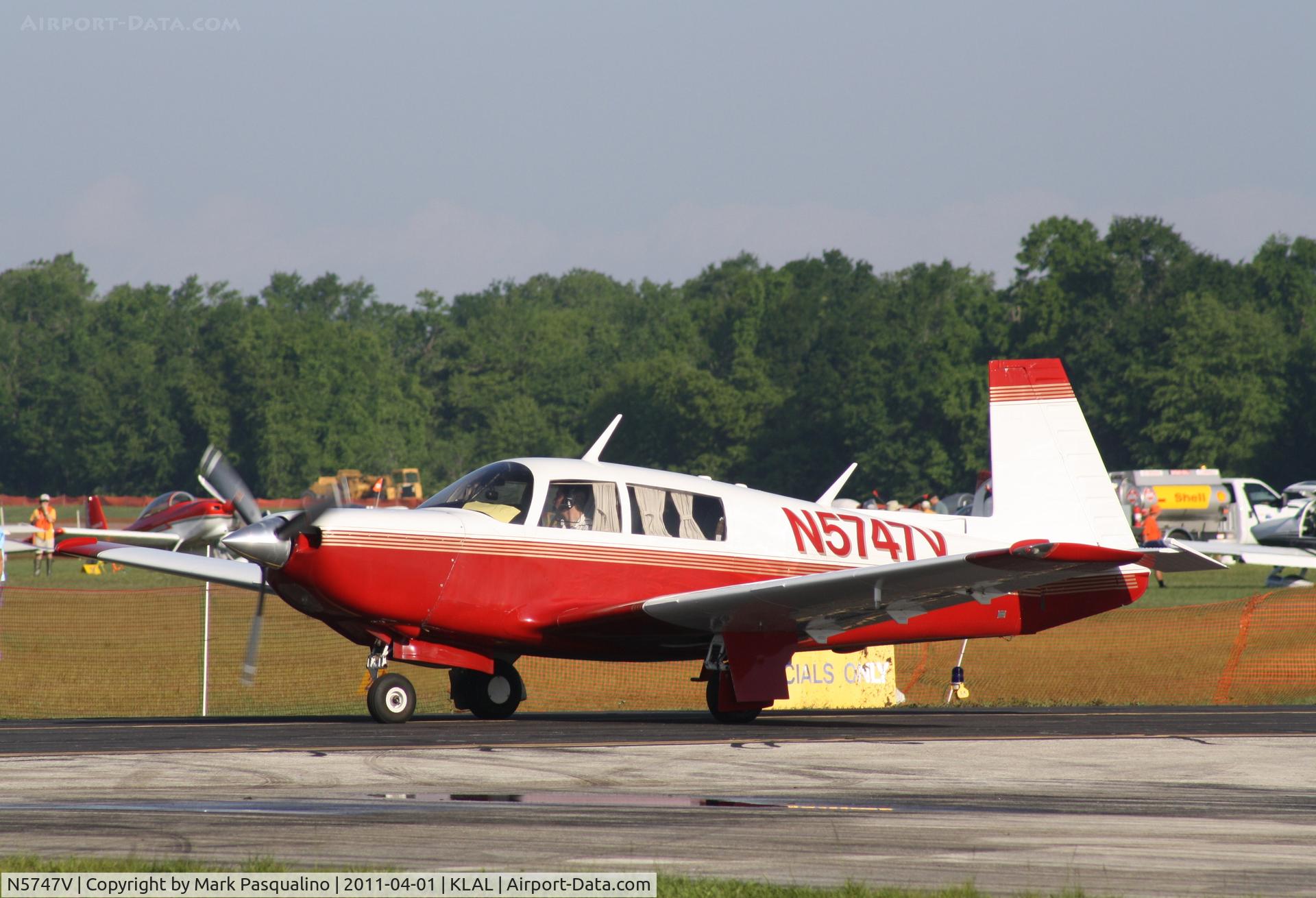 N5747V, 1984 Mooney M20K C/N 25-0814, Mooney M20K