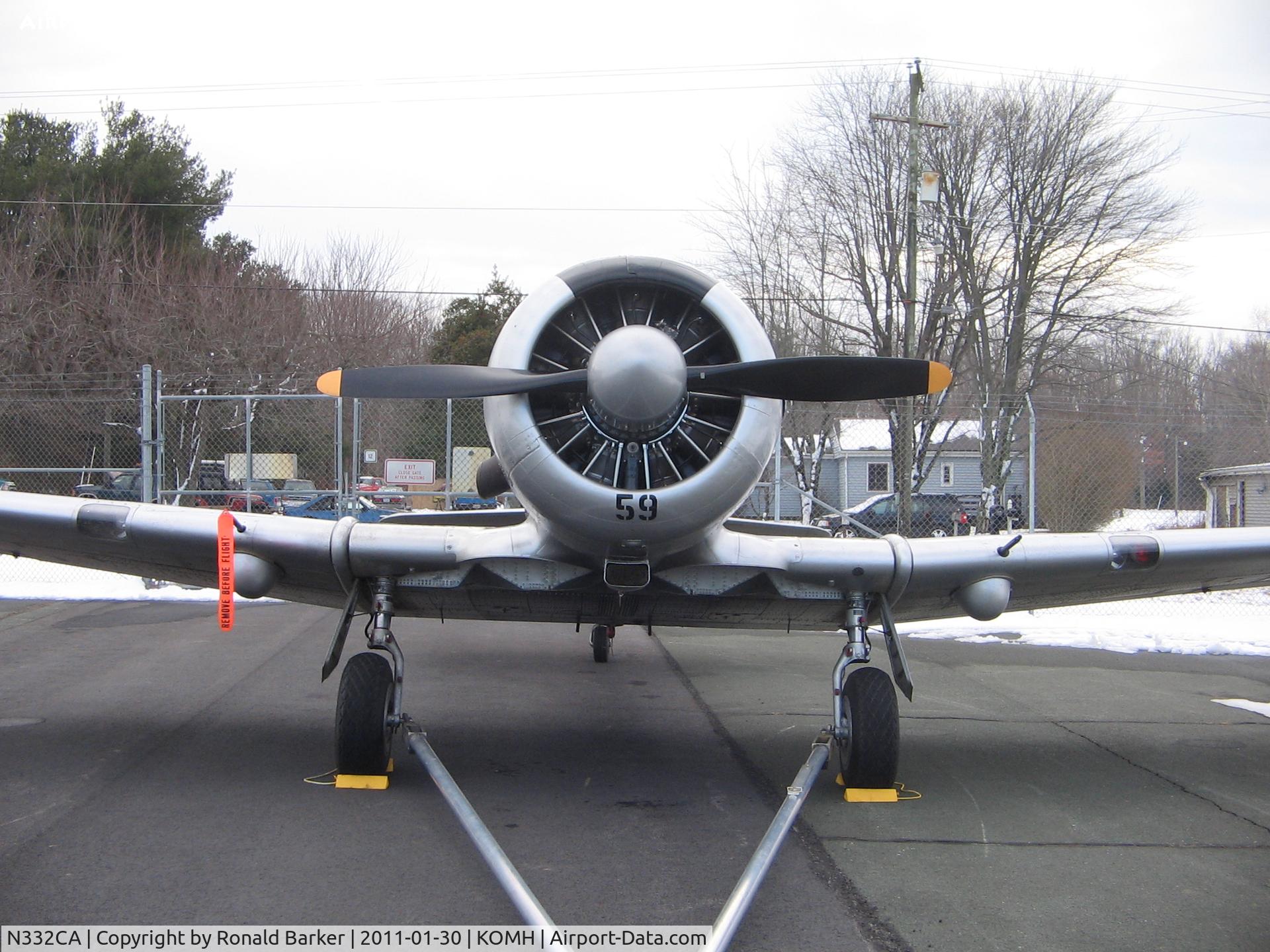 N332CA, 1944 North American T-6G Texan C/N 168-409, Orange County Airport, VA