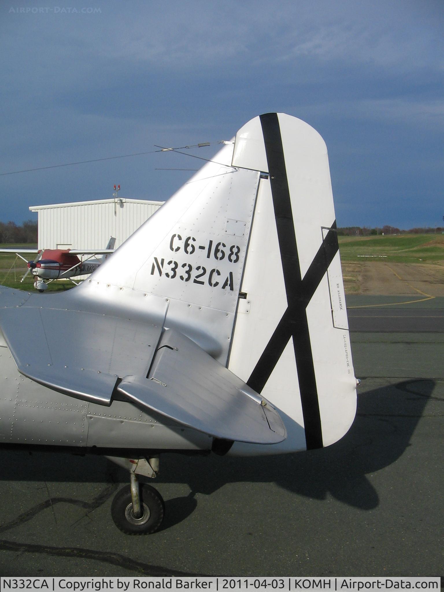 N332CA, 1944 North American T-6G Texan C/N 168-409, Spanish Air Force marking with 
