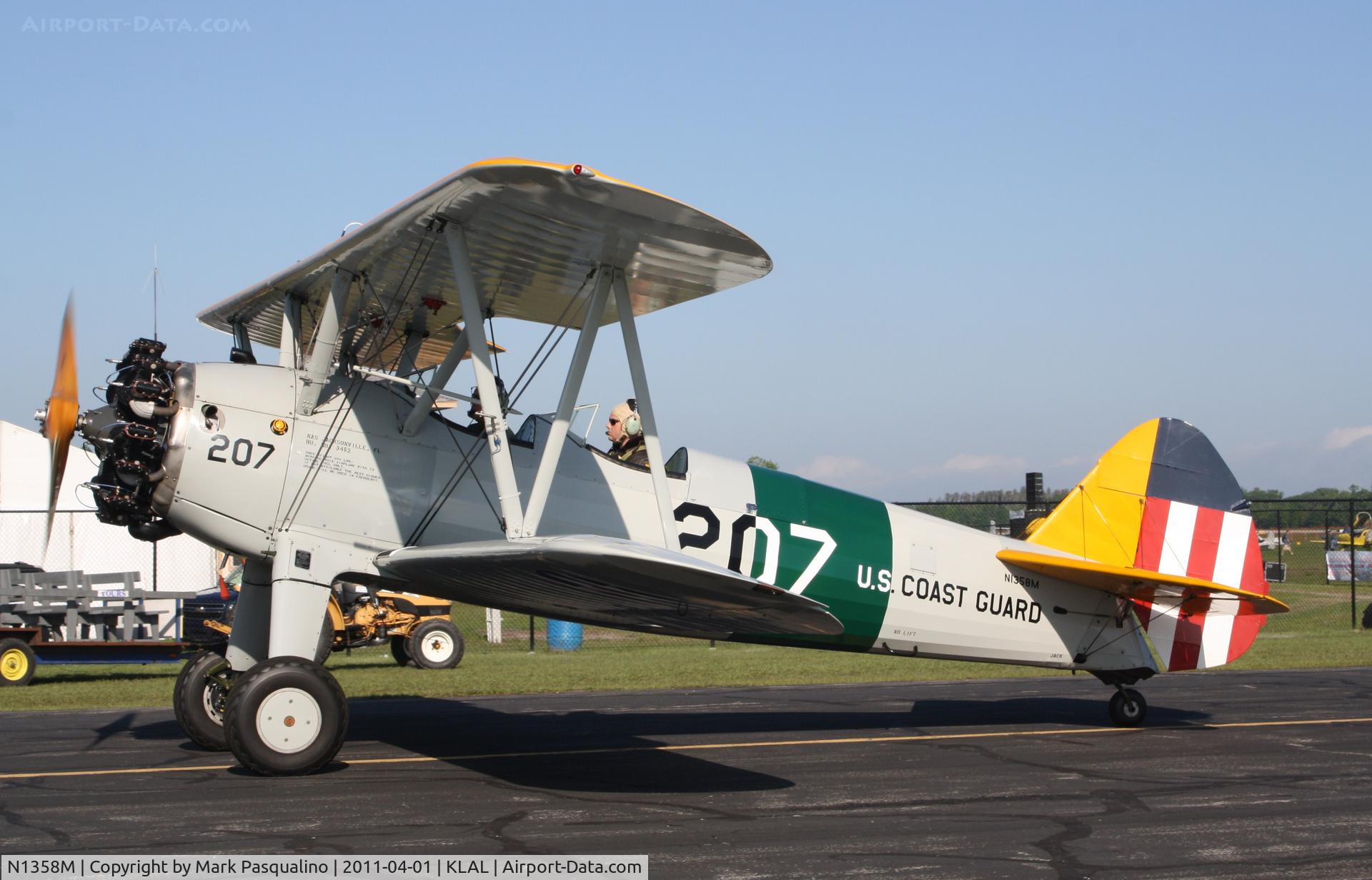 N1358M, 1941 Boeing B75N1 C/N 75-1229, Stearman