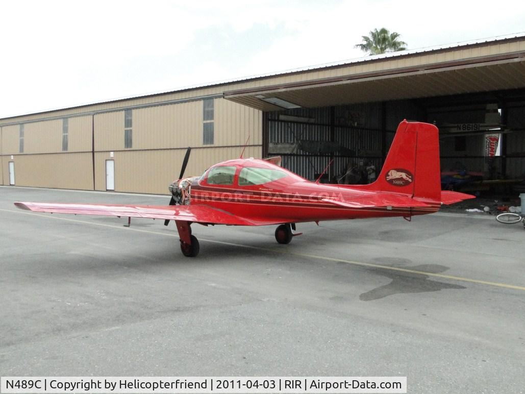 N489C, 1959 Meyers Industries Inc 200A C/N 254, Engine cowling off