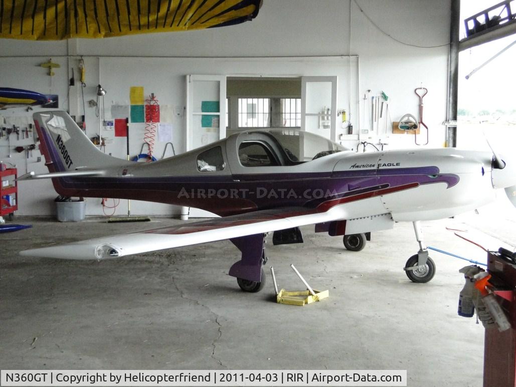N360GT, 1995 Lancair 320 C/N 688-320-432FB, Parked in the hanger