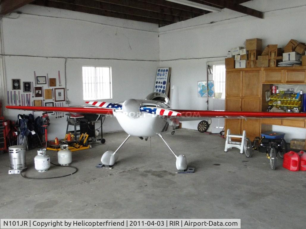 N101JR, 1997 Rust Jim ACRO ONE C/N R-1, Parked in the hanger