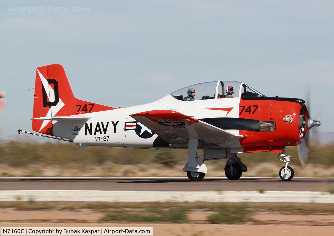 N7160C, 1992 North American T-28C Trojan Trojan C/N 252-25, Coolidge