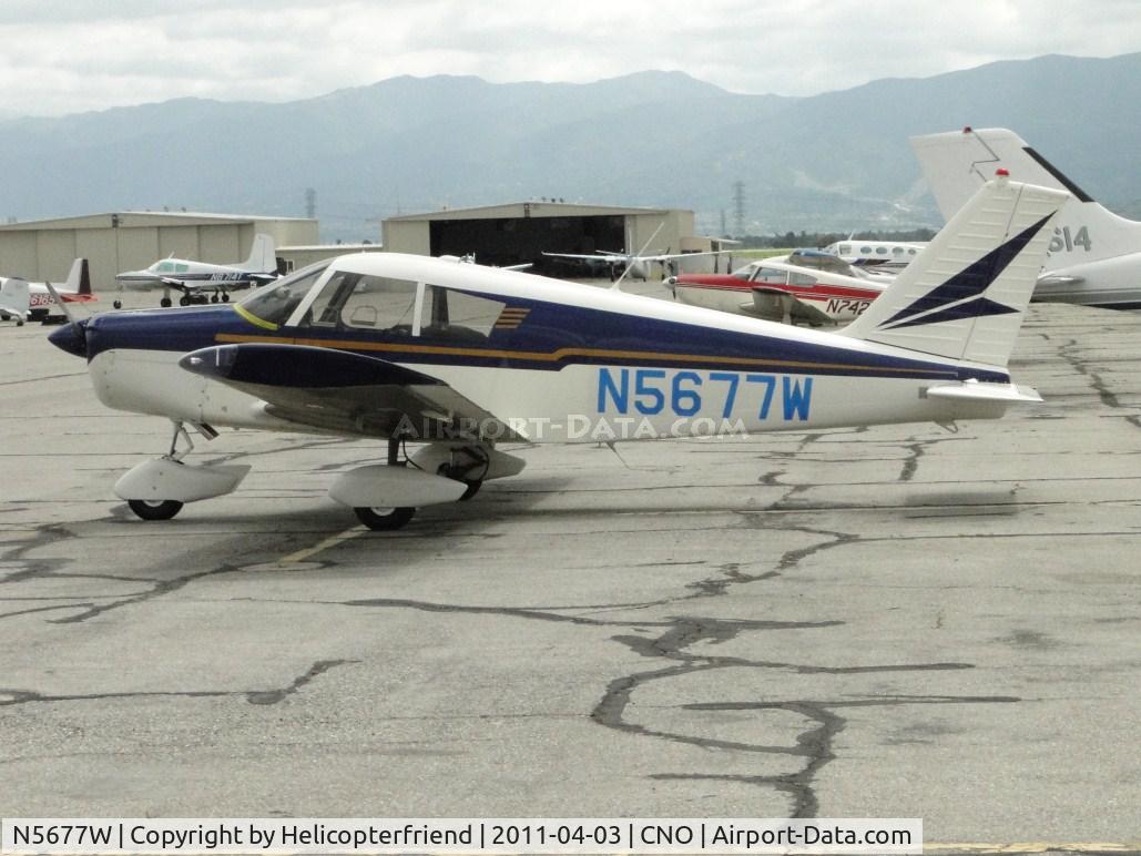N5677W, 1962 Piper PA-28-160 Cherokee C/N 28-909, Parked