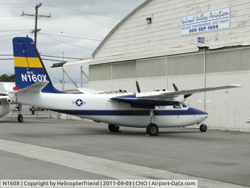 N160X, 1963 Aero Commander 500-B C/N 500B-1300-115, Parked at Inland Valley Aviation