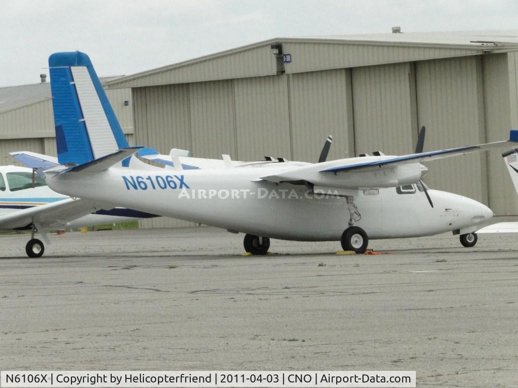 N6106X, 1960 Aero Commander 500-B C/N 500B-941-28, Parked
