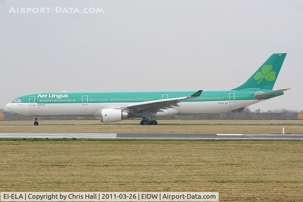 EI-ELA, 2010 Airbus A330-302X C/N 1106, Aer Lingus