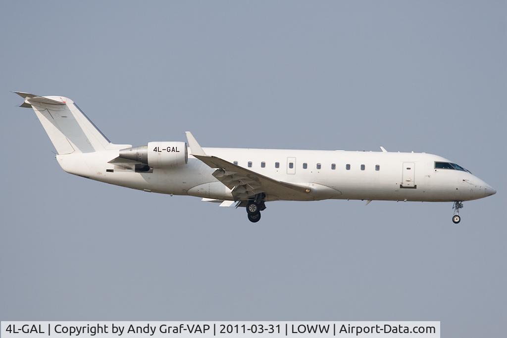 4L-GAL, 1995 Canadair CRJ-100ER (CL-600-2B19) C/N 7076, Georgian Airlines CRJ