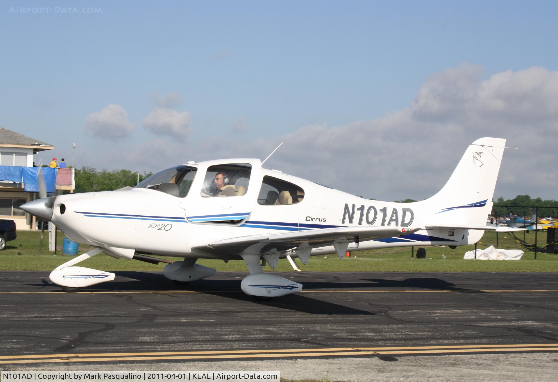 N101AD, 2002 Cirrus SR20 C/N 1198, SR20
