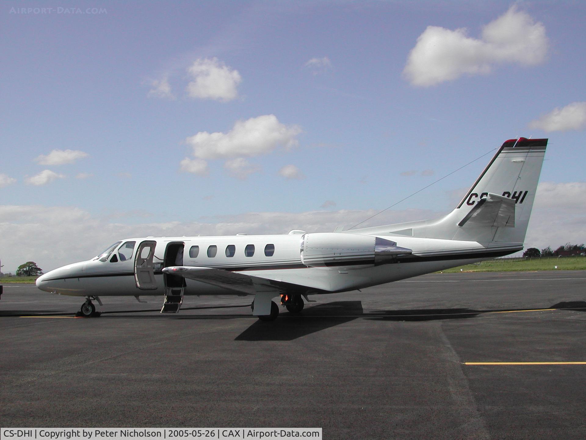 CS-DHI, 2003 Cessna 550 Citation Bravo C/N 550-1048, Citation II Bravo seen at Carlisle in May 2005.