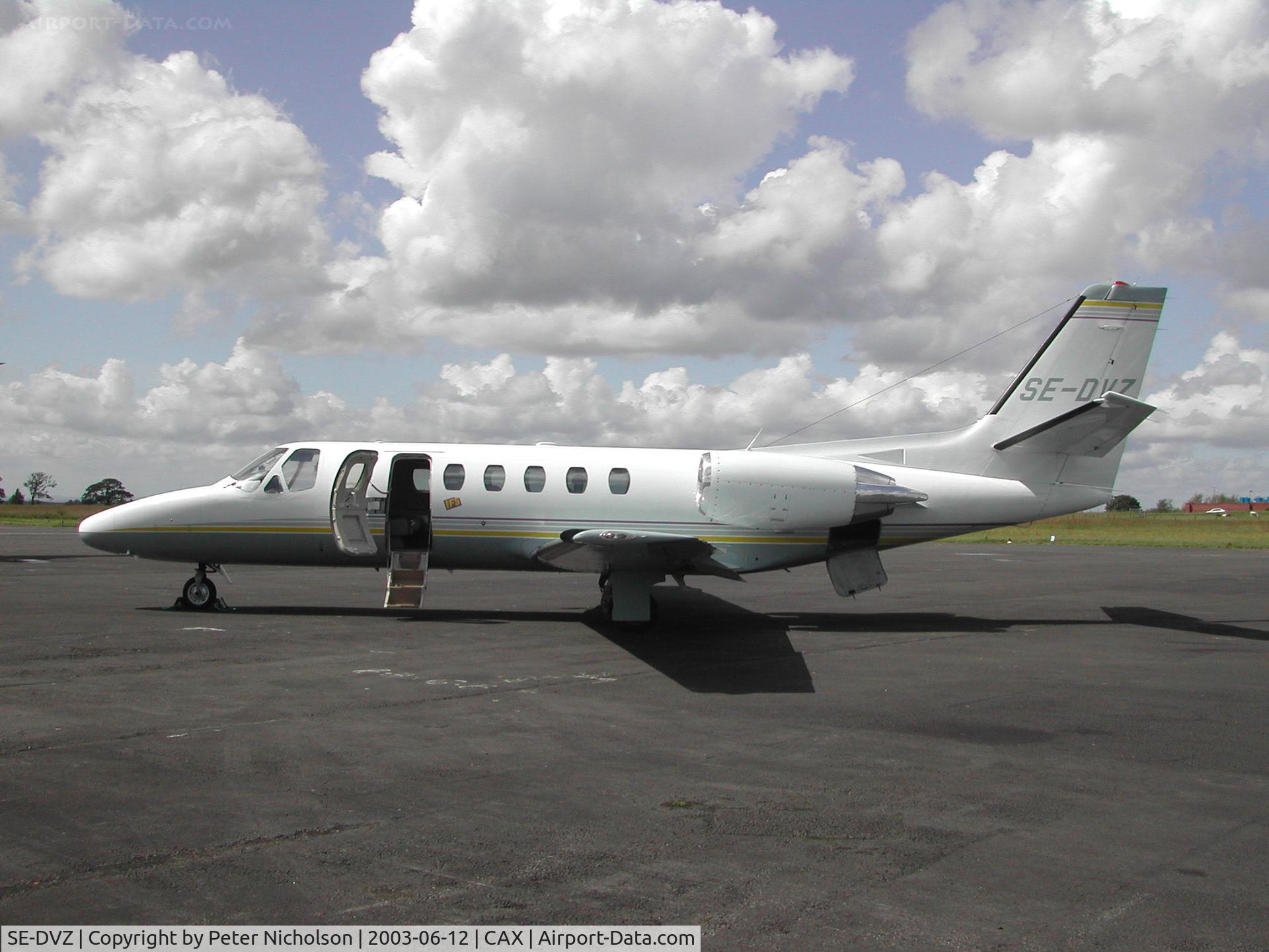 SE-DVZ, 1997 Cessna 550 Citation Bravo C/N 550-0808, Citation II Bravo seen at Carlisle in the Summer of 2003.