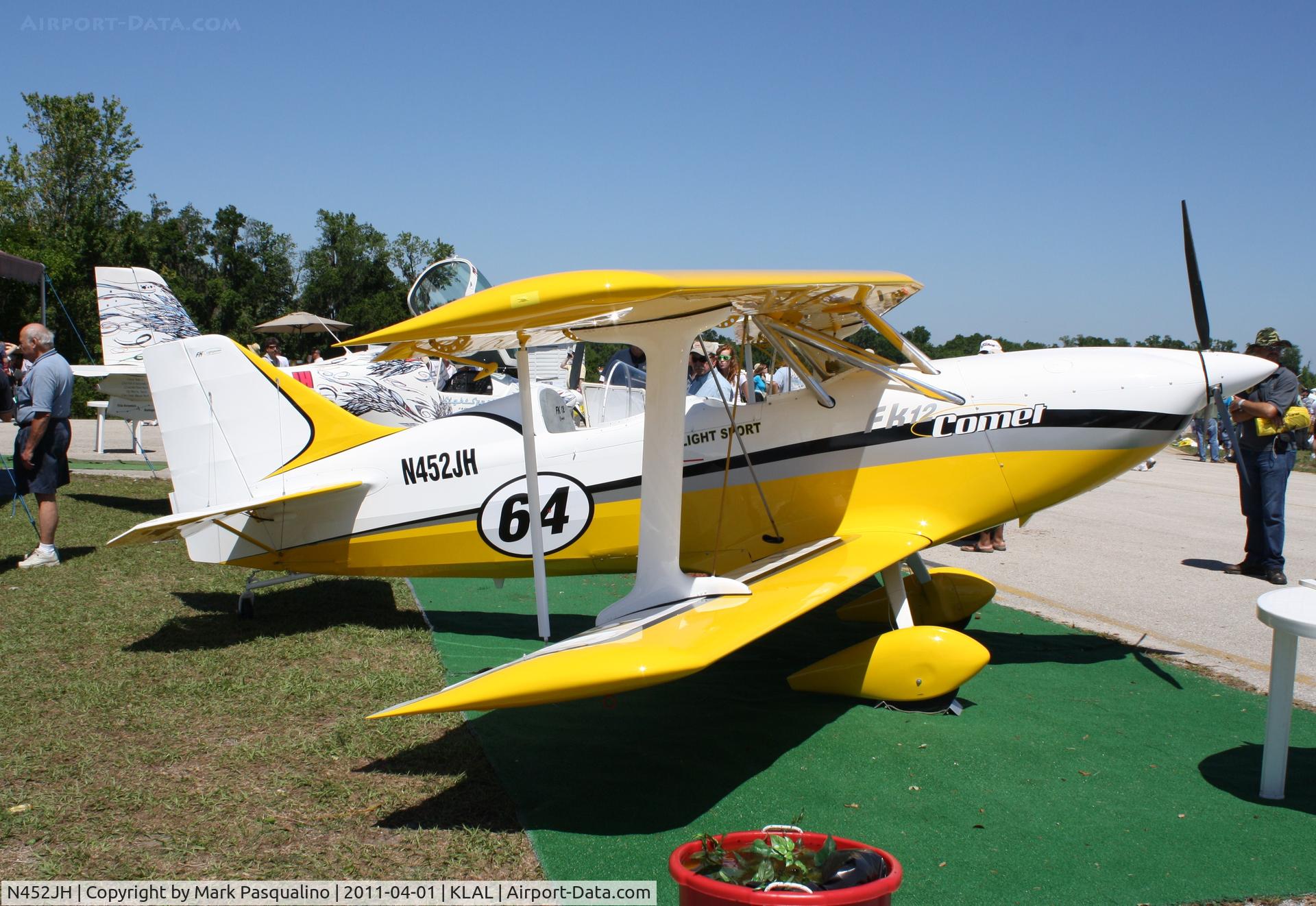 N452JH, B & F Funk FK-12 Comet C/N 012-094, FK12 Comet