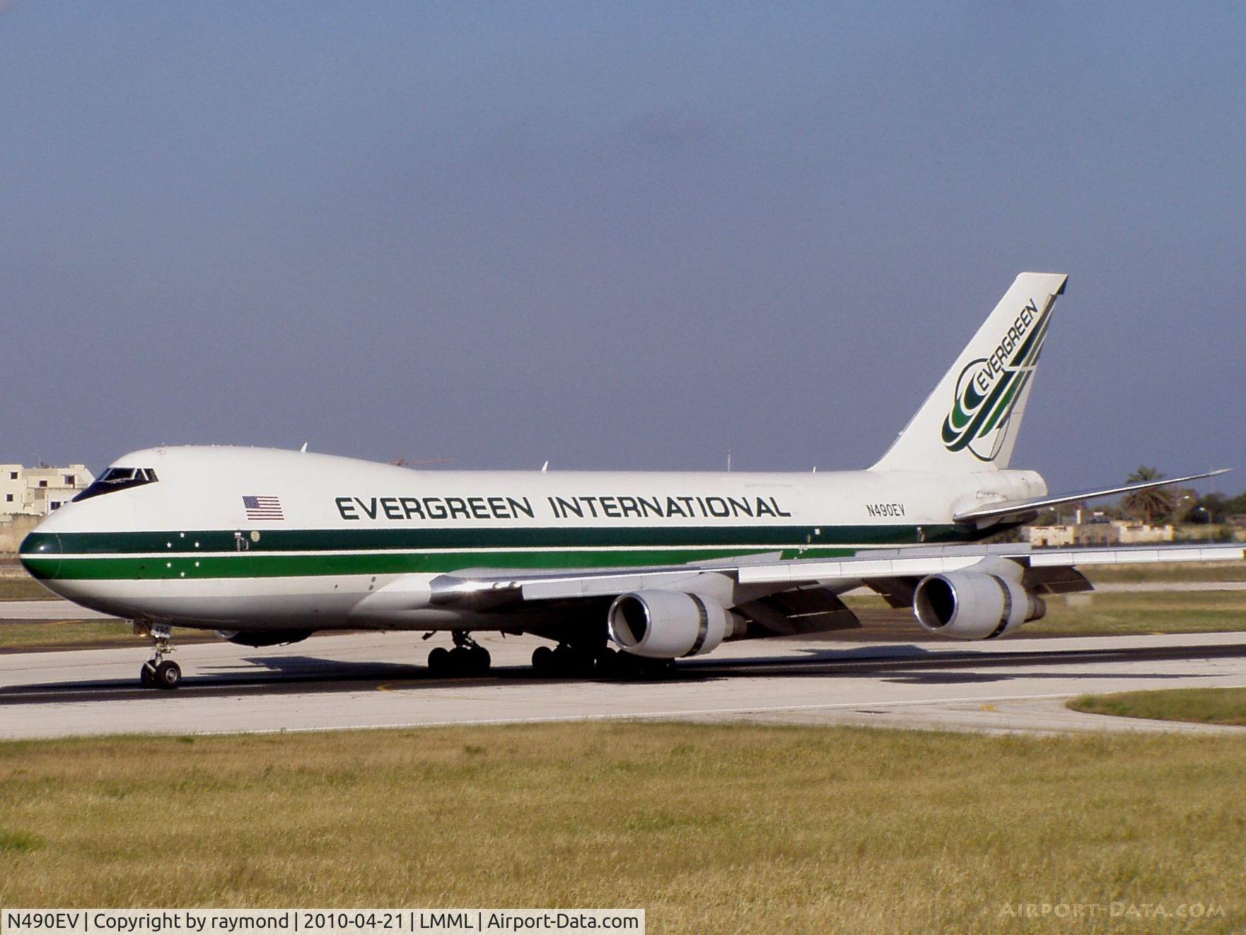 N490EV, 1988 Boeing 747-230F C/N 24138, B747 N490EV Evergreen International