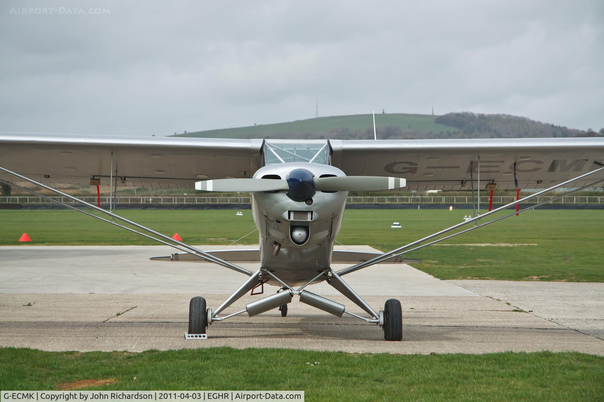 G-ECMK, 1982 Piper PA-18-150 Super Cub C/N 18-8209022, Outside Hangar 2