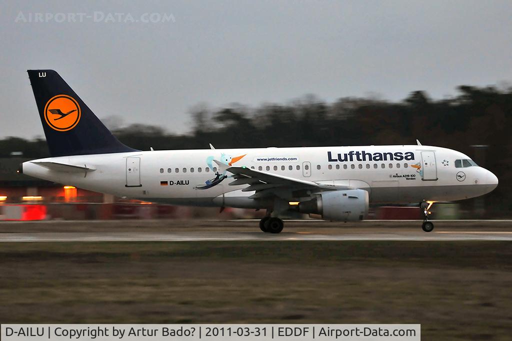 D-AILU, 1997 Airbus A319-114 C/N 744, Lufthansa