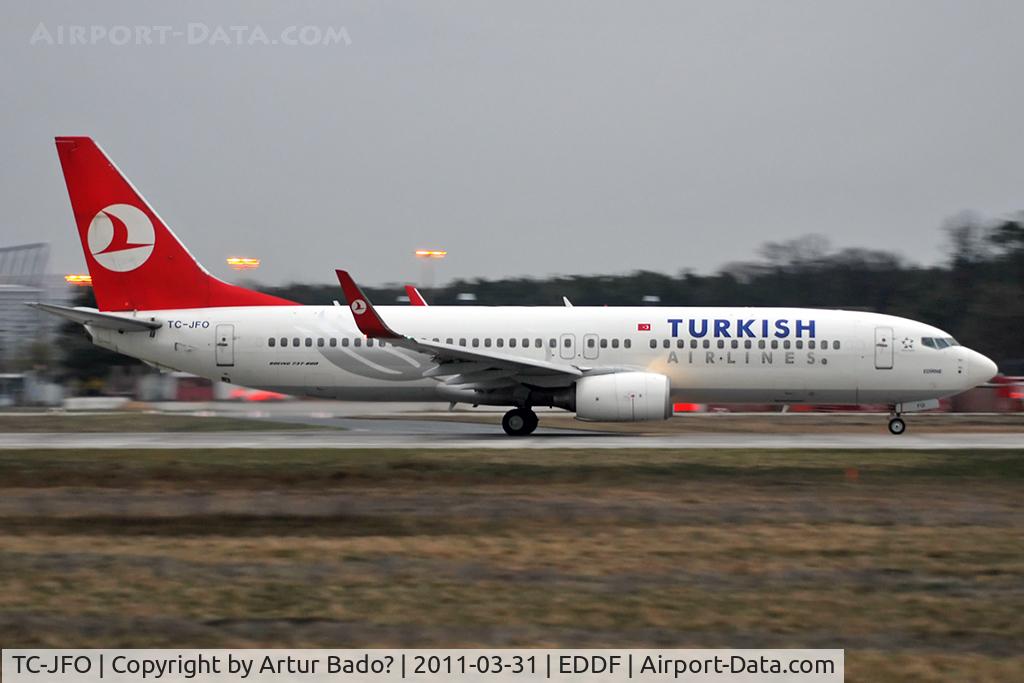 TC-JFO, 1999 Boeing 737-8F2 C/N 29777, Turkish Airlines