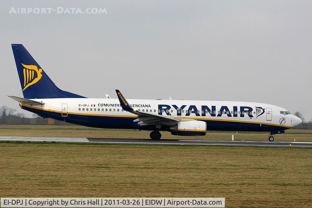 EI-DPJ, 2007 Boeing 737-8AS C/N 33609, Ryanair