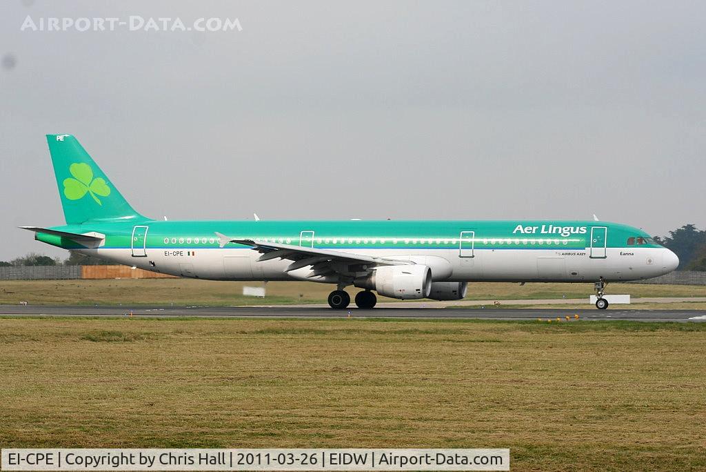 EI-CPE, 1998 Airbus A321-211 C/N 0926, Aer Lingus