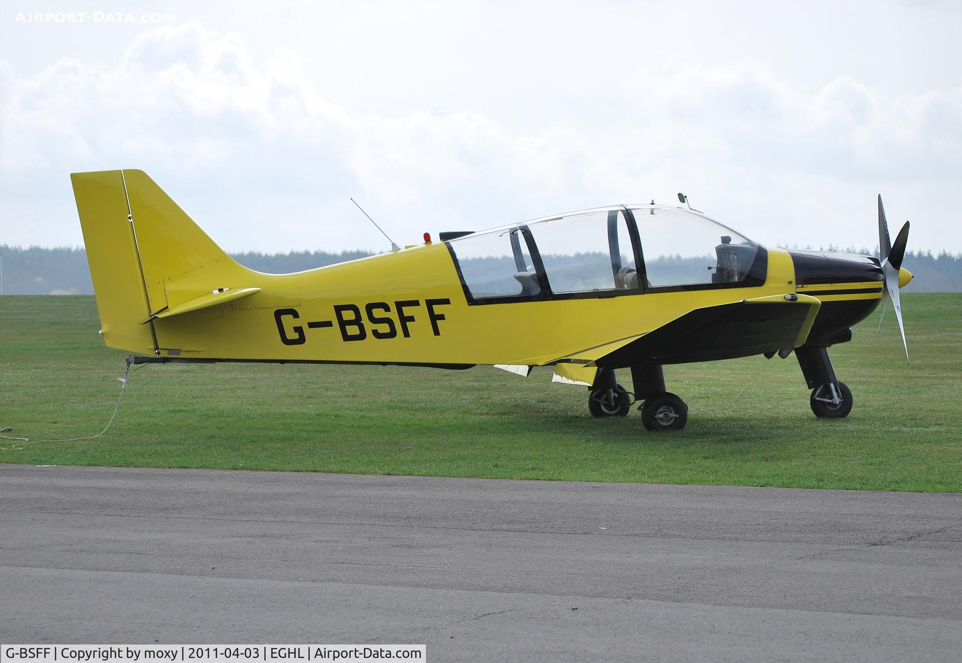 G-BSFF, 1978 Robin DR-400-180R Remorqueur Regent C/N 1295, Robin DR400/180R glider tug at Lasham. Ex D-ELMM