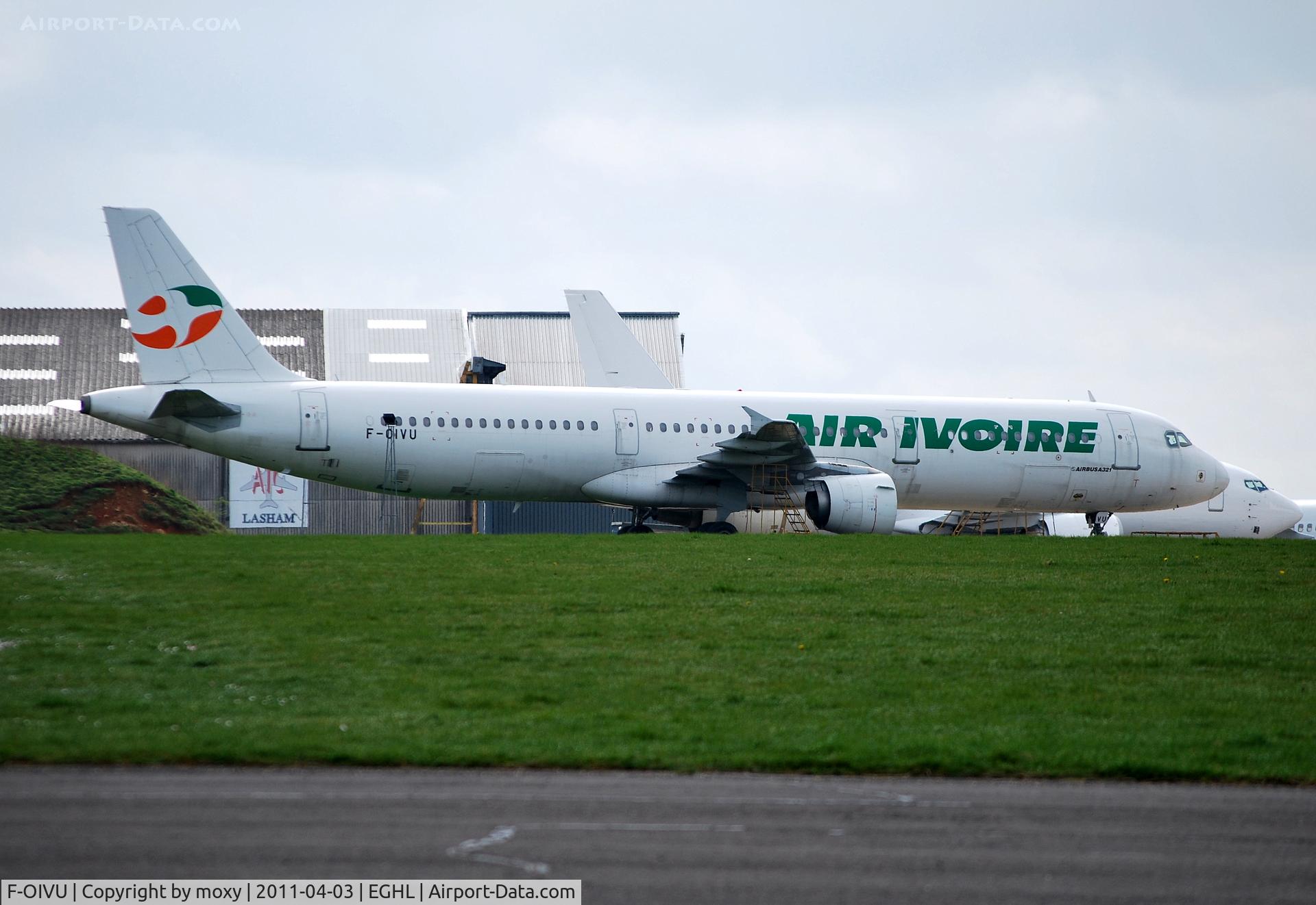 F-OIVU, 1999 Airbus A321-211 C/N 1017, Airbus A321-211 stored at Lasham for GECAS after
lease ended.
