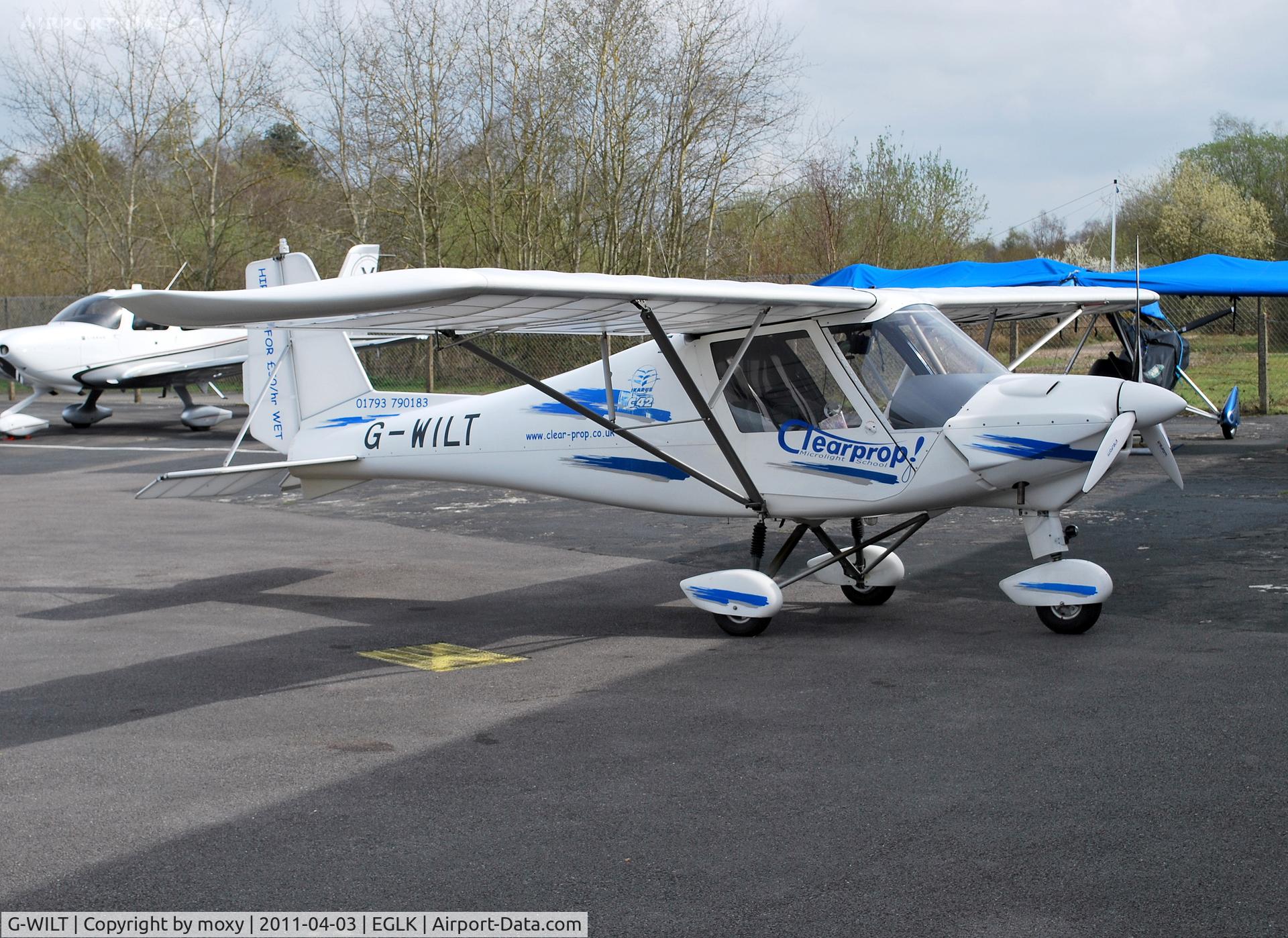 G-WILT, 2005 Comco Ikarus C42 FB100 C/N 0506-6687, Ikarus C42 FB100 at Blackbushe