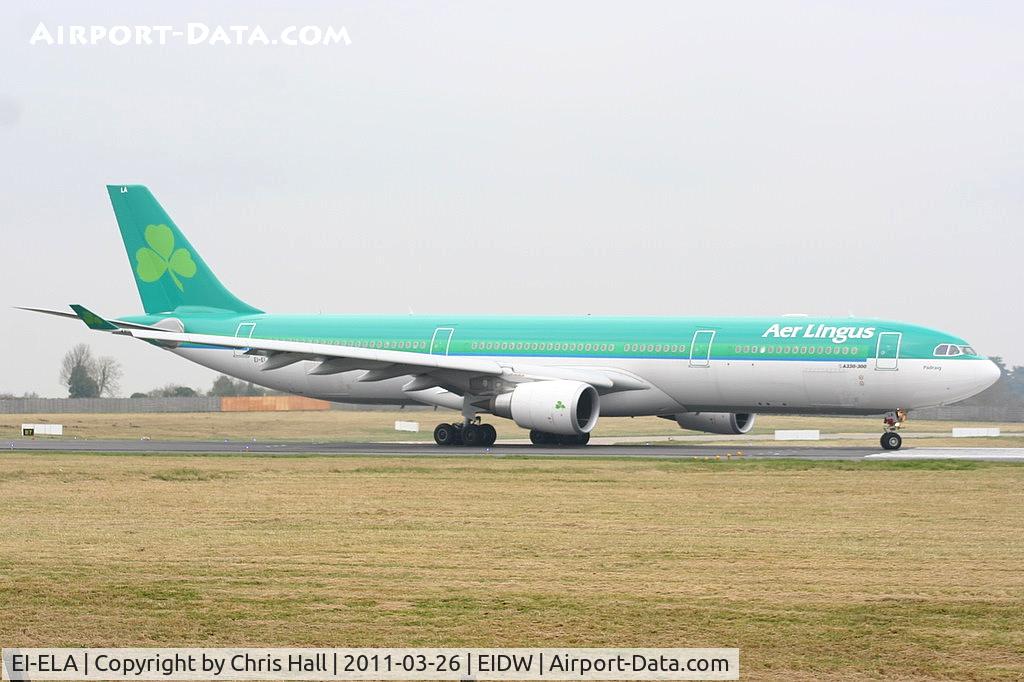 EI-ELA, 2010 Airbus A330-302X C/N 1106, Aer Lingus