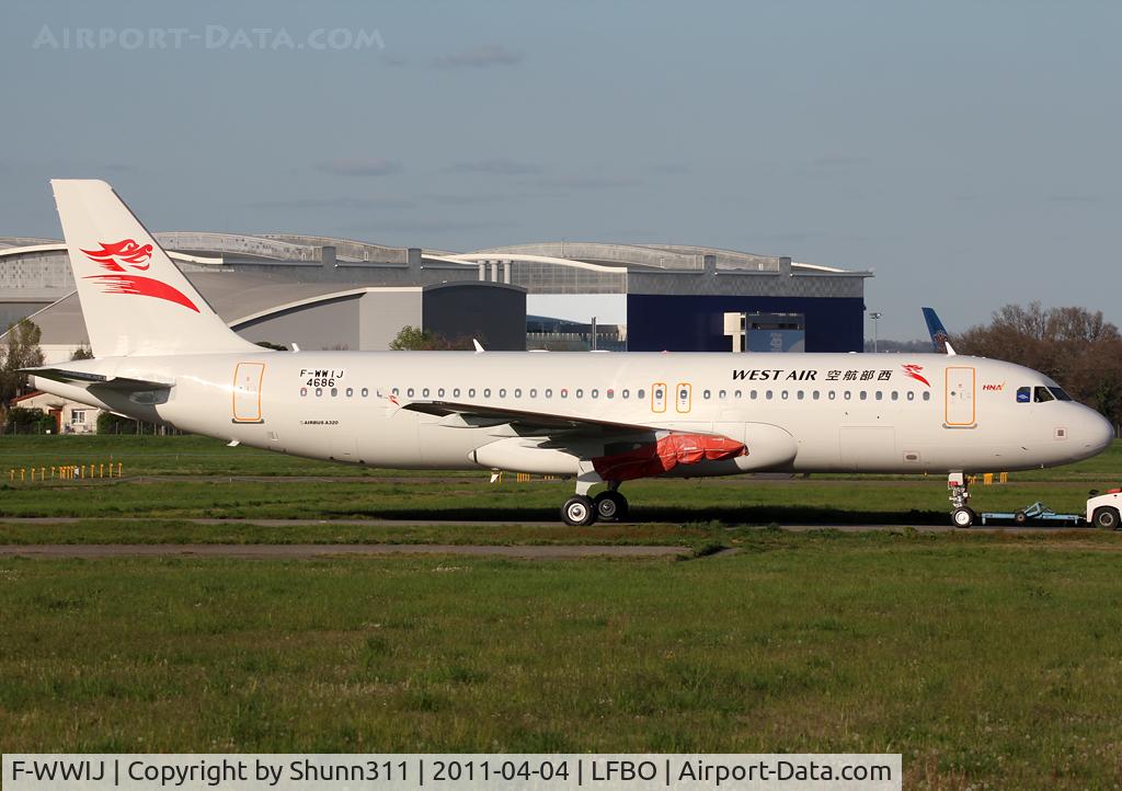 F-WWIJ, 2011 Airbus A320-232 C/N 4686, C/n 4686
