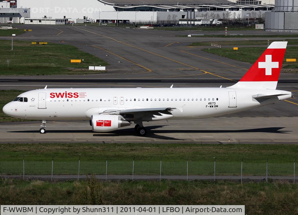 F-WWBM, 2011 Airbus A320-214 C/N 4673, C/n 4673 - To be HB-JLQ
