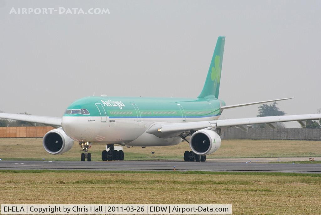 EI-ELA, 2010 Airbus A330-302X C/N 1106, Aer Lingus