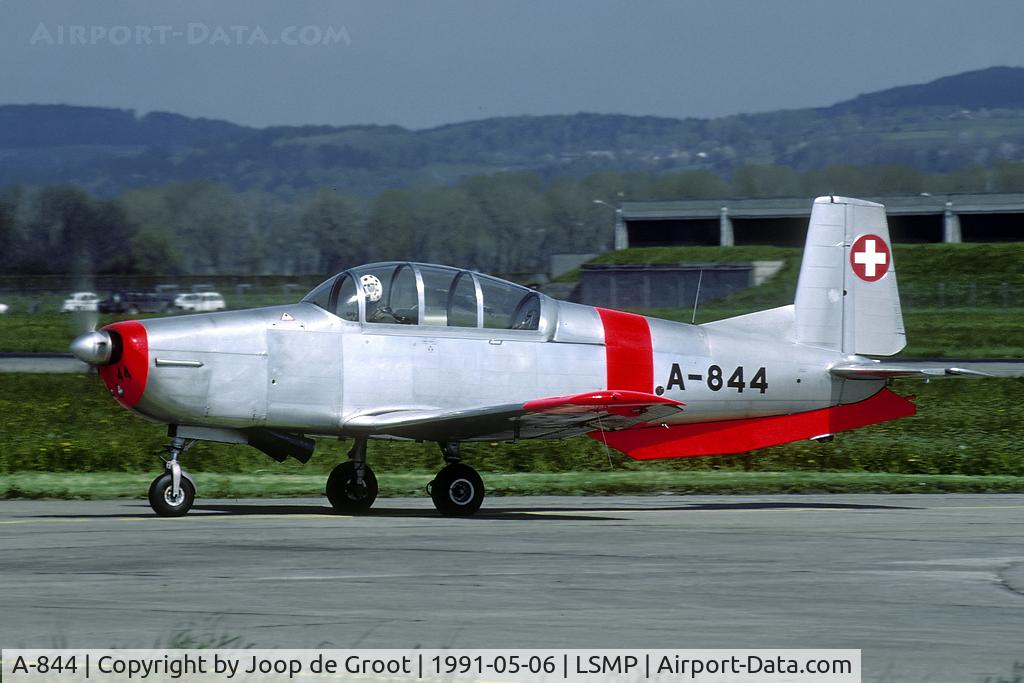 A-844, 1958 Pilatus P3-05 C/N 482-31, sold to the USA
