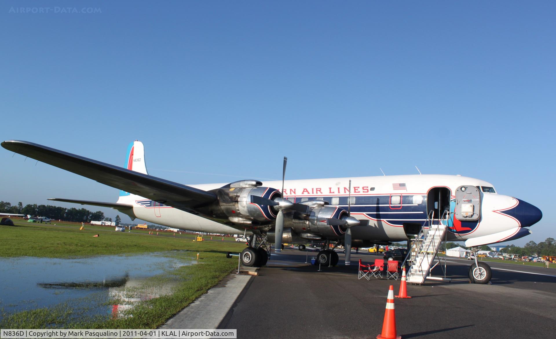 N836D, 1957 Douglas DC-7B C/N 45345, Douglas DC-7B