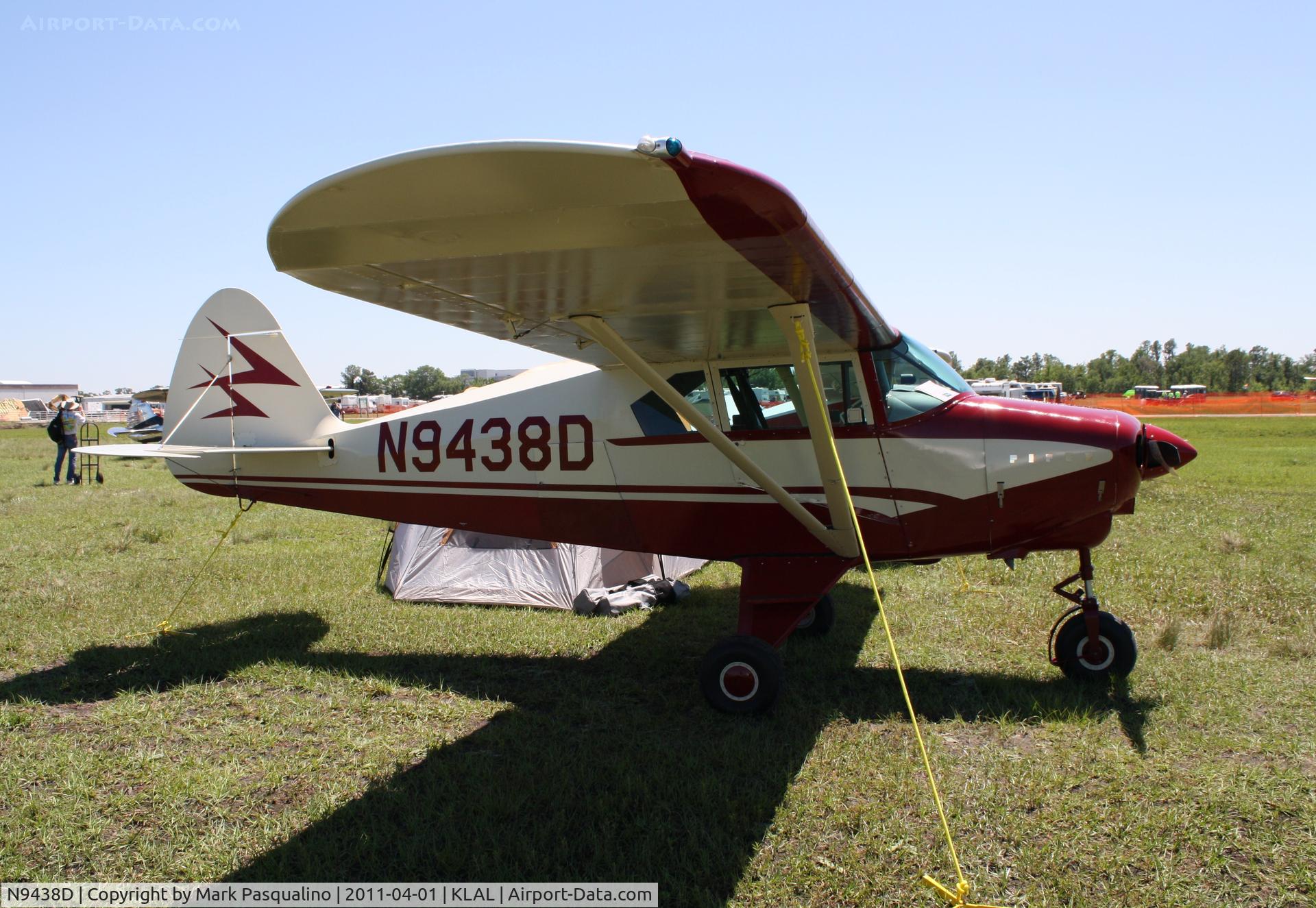 N9438D, 1958 Piper PA-22-160 Tri Pacer C/N 22-6412, Piper PA-22-160