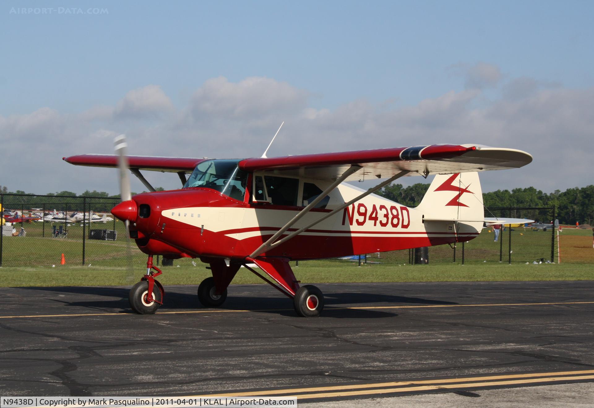 N9438D, 1958 Piper PA-22-160 Tri Pacer C/N 22-6412, Piper PA-22-160