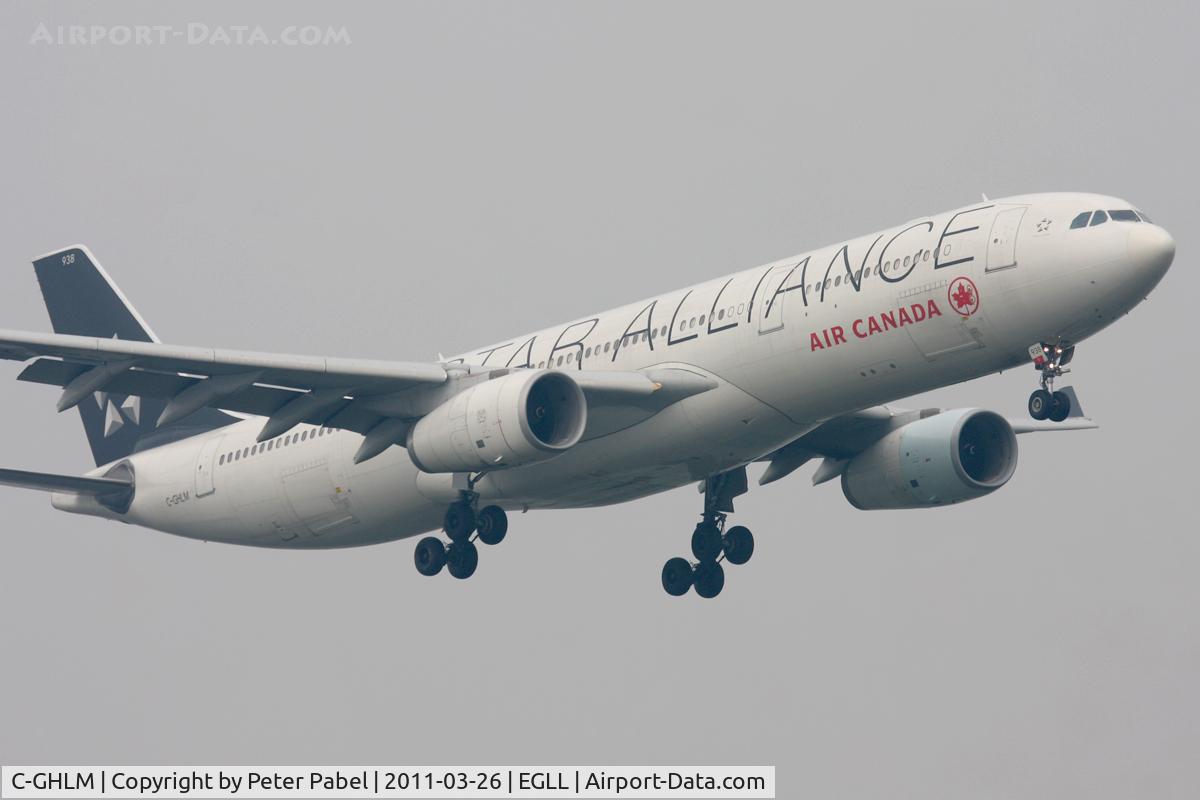C-GHLM, 2001 Airbus A330-343 C/N 0419, LHR Trip