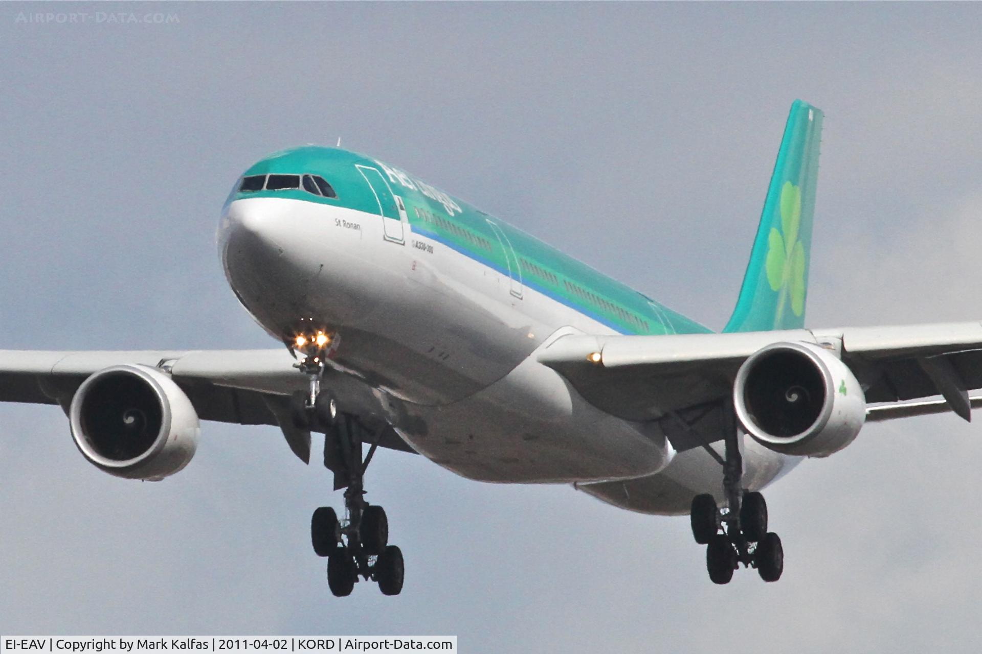 EI-EAV, 2009 Airbus A330-302 C/N 985, AerLingus Airbus A330-302 