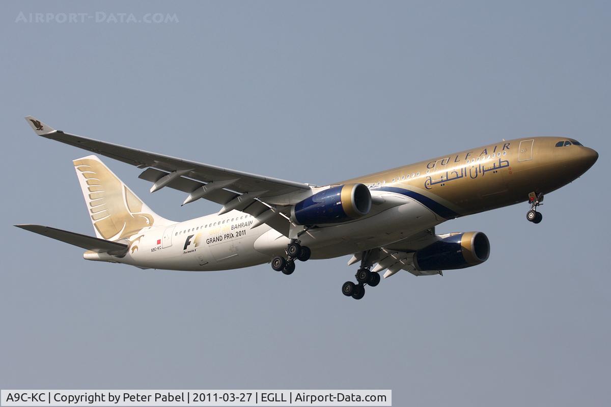 A9C-KC, 1999 Airbus A330-243 C/N 286, LHR Trip