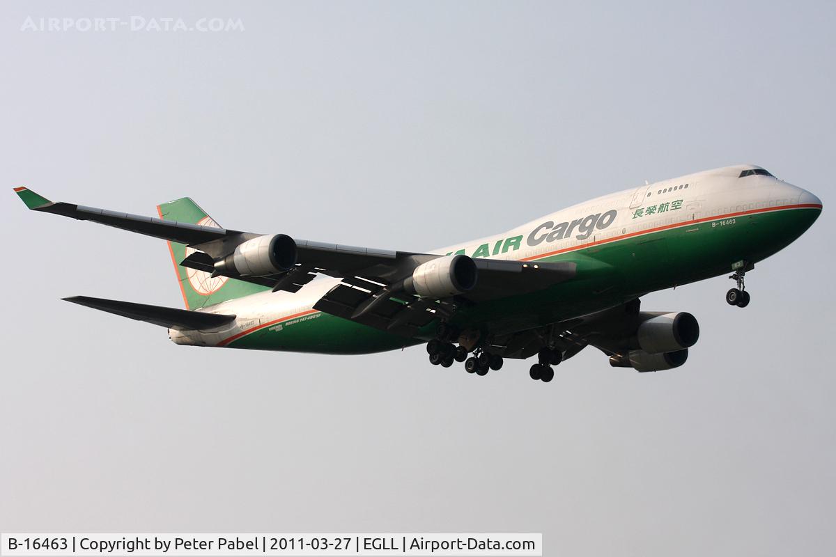 B-16463, 1993 Boeing 747-45E SCD F C/N 27174, LHR Trip