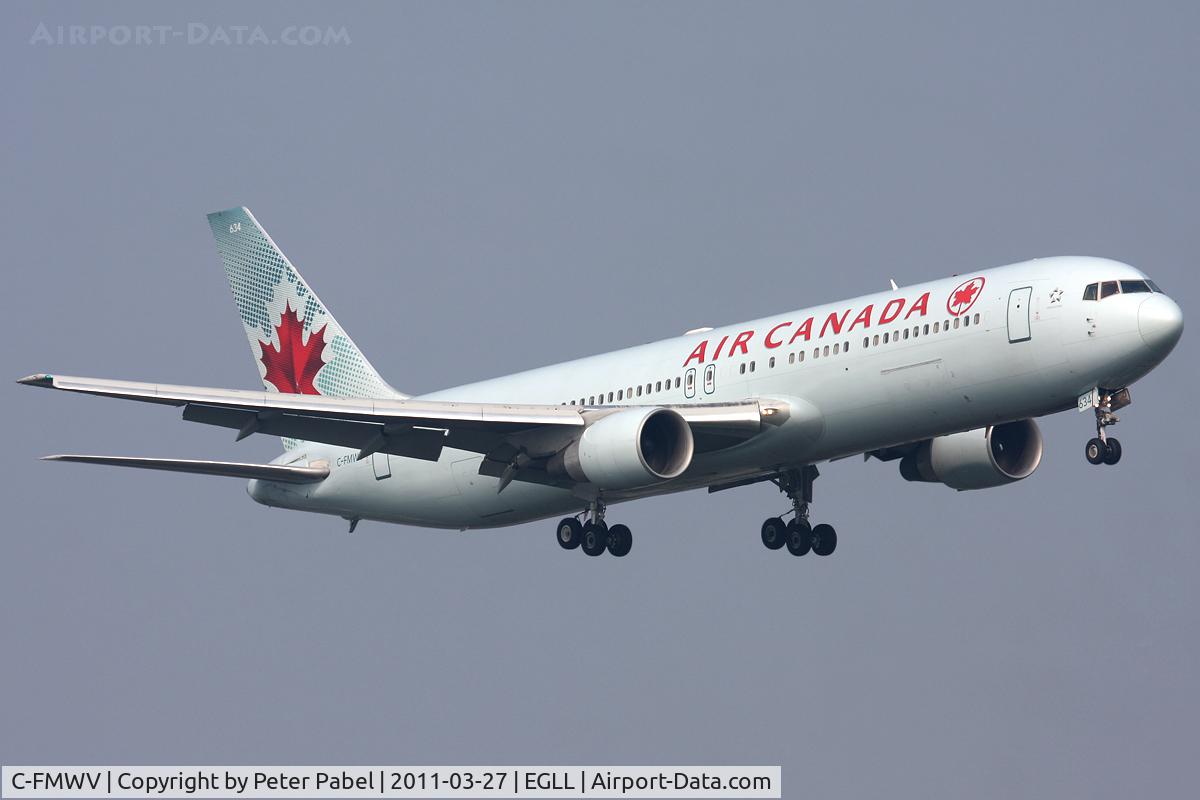 C-FMWV, 1995 Boeing 767-333/ER C/N 25586, LHR Trip