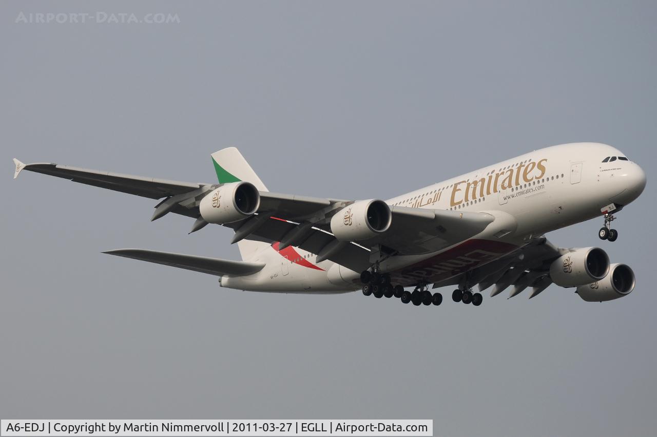 A6-EDJ, 2006 Airbus A380-861 C/N 009, Emirates