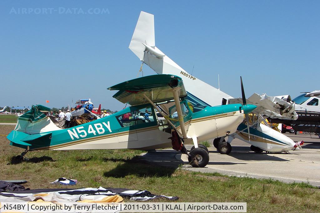 N54BY, 2005 American Champion 7GCBC C/N 1404-2005, 2005 American Champion Aircraft 7GCBC, c/n: 1404-2005 - one of the victims of storm damage at 2011 Sun n Fun