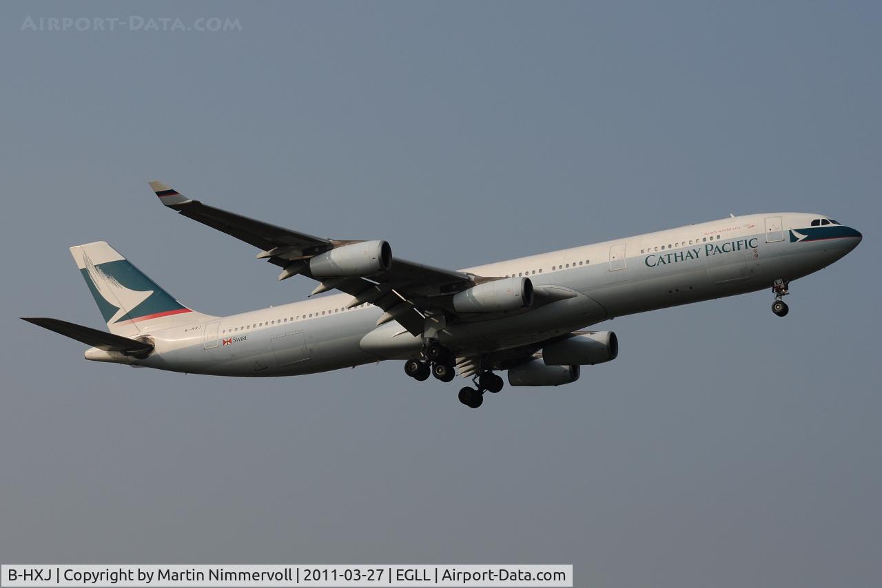 B-HXJ, Airbus A340-313 C/N 227, Cathay Pacific Airways