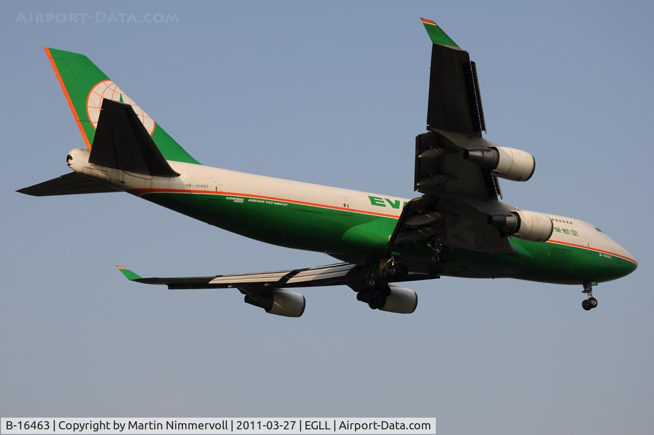 B-16463, 1993 Boeing 747-45E SCD F C/N 27174, Eva Air Cargo