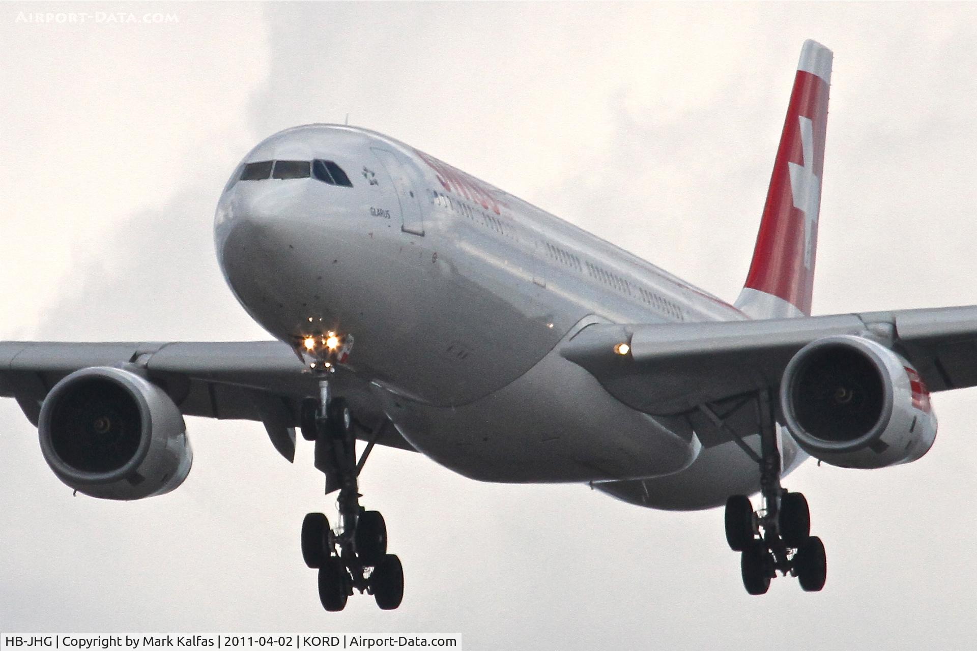HB-JHG, 2010 Airbus A330-343X C/N 1101, Swiss Airbus A330-343E 